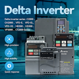 ใหม่เอี่ยม VFD-EL ซีรีส์ ตัวแปลงความถี่ VFD004EL21A AC 0.4kW/0.5HP ไดรฟ์ความถี่แปรผันสำหรับเครื่องจักร - Product Image 3