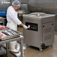 Z-Chao Kleine Vacuümsealmachine 110V/220V voor Vis, Vlees, Fruit, Droge en Natte Producten, Olie en Poeder