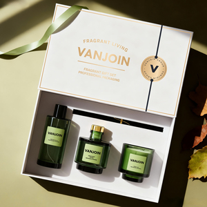 Bầu không khí nhà mới nến Jar tinh dầu chai nước hoa làm mát không khí hương liệu sậy khuếch tán chai thủy tinh với Hộp quà tặng - Product Image 5