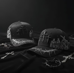 Gorras de Béisbol Bordadas de 5 Paneles de Calidad OEM/ODM G5, Gorras de Gamuza Estilo Wizard para Hombre, Proyecto 001 - Product Image 2