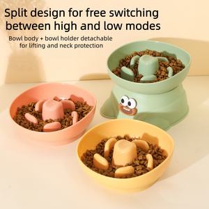 Accesorios Para Perros Mayoristas Antitragones Lujo Elevados Cuenco De Comida Y Agua Para Perros Dispensador Lento - Product Image 2