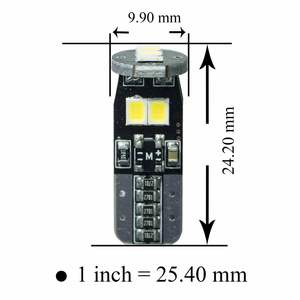 Canbus T10 led feux de voiture W5W 194 168 led intérieur dôme lumière 6smd 2835 9-30V LED T10 plaque d'immatriculation coin lampe T10 voiture led lumière - Product Image 6