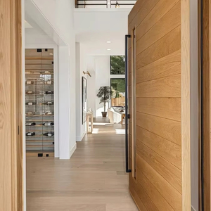 ประตูไม้เนื้อแข็งแบบ<span class=keywords><strong>น</strong></span><span class=keywords><strong>อร</strong></span><span class=keywords><strong>์ดิก</strong></span>, ประตูบ้า<span class=keywords><strong>น</strong></span>เรียบง่าย, ประตูทางเข้าแบบไม่ต้องทาสี ป้องกั<span class=keywords><strong>น</strong></span>เสียงรบกวนและรักษาสิ่งแวดล้อม - Product Image 1