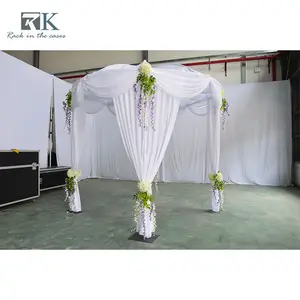 Tubo de tubulação e ferragens de draper para casamentos e tubos de festas e design de tenda de rede de drape
