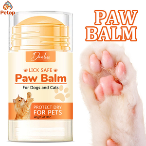 Baume hydratant en stick Petop Factory pour pattes et nez d'animaux, protection et réparation des pattes et de la troncose sèches et gercées des chiens et chats, format portable - Product Image 1
