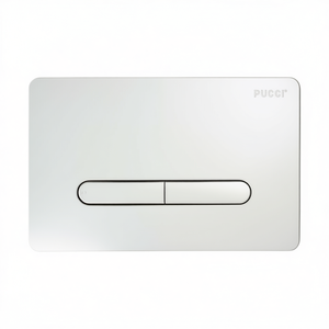 Placa de descarga para inodoro Pucci Eco Tratto Linea Mod 2014, cromada, 29 cm de largo, 21 cm de ancho - Product Image 3