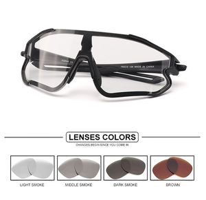 Lunettes de vélo photochromiques avec logo personnalisé, changement de couleur, sports de plein air, course, montagne, photochromiques, lunettes de soleil pour hommes, cyclisme - Product Image 4