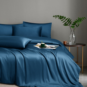 Tùy Chỉnh Bốn Mảnh Thân Thiện Với Môi Hữu Cơ Sợi Tre 300TC Bộ Đồ Giường Thiết Lập Ánh Sáng Sang Trọng Duvet Cover Và Ngủ Tấm Cho Mùa Hè - Product Image 1