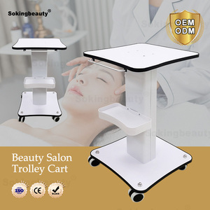 Chariot de haute qualité <span class=keywords><strong>4</strong></span> roues mobiles chariot de machine de salon de beauté de <span class=keywords><strong>spa</strong></span> facial - Product Image 3
