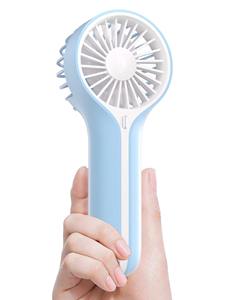 Mini Ventilador Personal de Mano, Recargable por USB, Ventilador de Escritorio con Base para Maquillaje Facial y Pestañas, para Niños, Niñas, Mujeres, Hombres, Uso en Interiores - Product Image 4