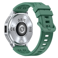 Montre connectée robuste en silicone pour l'extérieur avec boussole, altimètre, baromètre, lampe torche, navigation hors ligne, assistant vocal ChatGPT et écran AMOLED