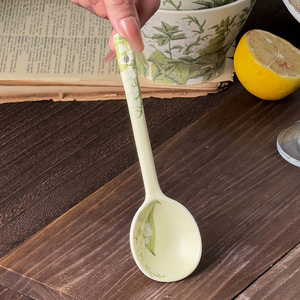 ชุดจานชามเซรามิกหรูหราสไตล์วินเทจลายกล้วยไม้เบลล์ สามารถใช้สำหรับเส้นก๋วยเตี๋ยว อาหารเช้า ซุป และข้าวได้ - Product Image 6