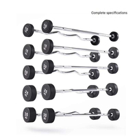 Support de rangement vertical simple face pour barres d'haltères NJ de haute qualité – Équipement de gym – Support fixe pour 5 barres d'haltères