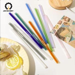 可重复使用的玻璃吸管套装可以成型带盖的玻璃和带盖的吸管可重复使用的玻璃罐 - Product Image 1
