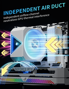 Quạt làm mát <span class=keywords><strong>CPU</strong></span> upHere, tản nhiệt tháp khí cho PC chơi game, tản nhiệt mạnh mẽ cho <span class=keywords><strong>CPU</strong></span> Intel & AMD - Product Image 2