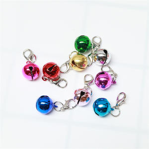 Collier en métal Pet Bell porte-clés extra fort Noël Jingle Bells breloques de bricolage pour la fabrication de bijoux en métal petite fée <span class=keywords><strong>clochette</strong></span> porte-clés - Product Image 5