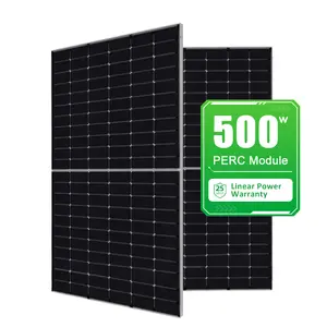 Oree Zonnepaneel 500 Watt 550W Systeem Monokristallijne Zwarte Cover Zonne-Omvormer Zonne-Energie Fabrikanten In China