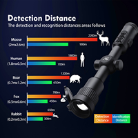 Alcance térmico TRV Sensor de 640x512 con lente de 50mm WiFi PIP 640*512 visión térmica vista visión nocturna cámara termográfica Alcance de caza