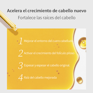 Crecimiento del cuidado del cabello Tratamiento eficaz contra la pérdida de jengibre natural Fortalecer la raíz del cabello <span class=keywords><strong>Crec</strong></span> - Product Image 3
