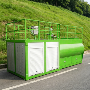 Machine d'hydrosemeur de pente à roues de 8000 L pour semis de graminées, facilement déplaçable et utilisable - Product Image 2