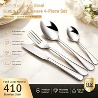 Ensemble de couverts en acier inoxydable 410 pour hôtel, restaurant, mariage, vente en gros, couteau, fourchette et cuillère 1010