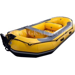 Bote Inflable Eléctrico <span class=keywords><strong>con</strong></span> <span class=keywords><strong>Motor</strong></span> para Pesca y Recreación, <span class=keywords><strong>con</strong></span> Construcción Ligera y Estable de PVC, para 2-8 Personas - Product Image 2