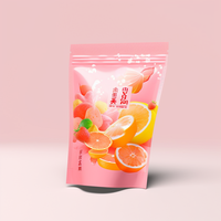 Sacs en plastique refermables personnalisés en gros, emballage alimentaire, sachet debout, fermeture éclair, sachet en aluminium pour le thé