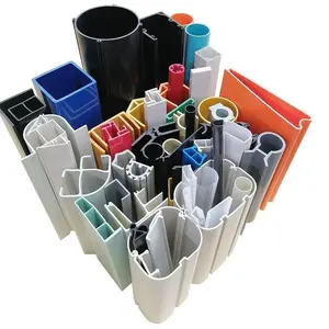 Giá rẻ PVC Vinyl đùn sản phẩm Polypropylene ép đùn nhựa cấu trúc hồ sơ PVC hồ sơ nhựa đùn hồ sơ