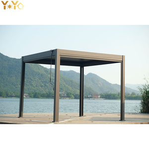 YOUYA Tailles personnalisées Pergolar bioclimatique en aluminium Luxe 3*3/3*<span class=keywords><strong>6</strong></span>/ 4x6 Pergola de jardin extérieur pour <span class=keywords><strong>piscine</strong></span>/cour - Product Image 4