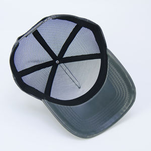 Casquettes de camionneur unisexes décontractées en maille à 5 panneaux, respirantes, imperméables, ajustables, avec logo personnalisé, gravées au laser, pour le cyclisme et les activités de plein air - Product Image 6