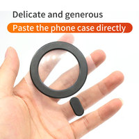 Vente chaude trois sections d'alignement automatique d'aimant chargeur sans fil magsafe anneau autocollant pour Android et iPhone