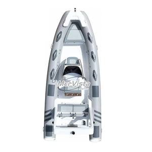 Bateau pneumatique rigide CE 12 places en tissu Hypalon avec coque en fibre de verre pour l'aviron - Product Image 6
