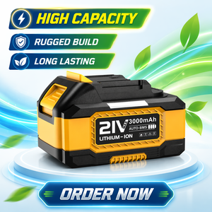 2.5Ah ขนาดกะทัดรัด20โวลต์18650แบตเตอรี่เครื่องมือชาร์จไฟได้สำหรับการฝึกซ้อม MAK และประแจกระแทก - Product Image 6