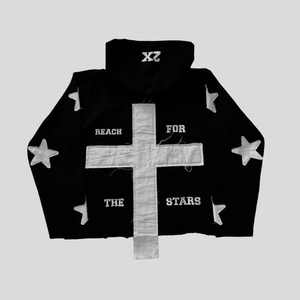 Sudadera con capucha de retazos bordados lavados con ácido Vintage Unisex, logotipo personalizado, bloque de Color, ropa de calle francesa desgastada, estampado de algodón 100% - Product Image 4