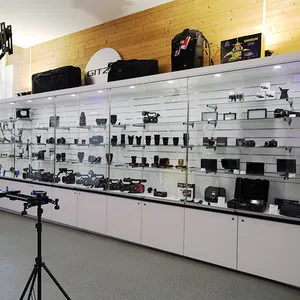 电子相机配件店展示陈列柜定制相机店玻璃展示柜