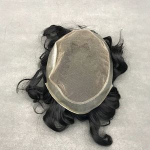 Prothèse capillaire australienne pour hommes, pour le dessus de la tête, entièrement tissée à la main, respirante, très réaliste, modèle CC89 pour le commerce d'exportation - Product Image 2