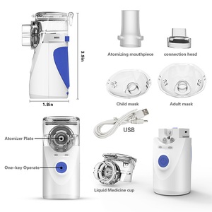 Máscara Nebulizadora Ultrasónica para Asma, Nebulizador Nasal Médico Portátil Digital Mini de Mano para Adultos y Niños - Product Image 3