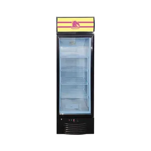 MEISDA SC218B218L冷凍装置スリム直立ガラスドアディスプレイ冷蔵庫
