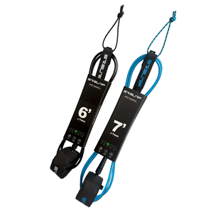 Laisse de surf personnalisée avec logo d'usine, cordes de jambe en TPU de haute qualité, cordon de laisse OEM&ODM, laisse de contrôle de planche de surf <span class=keywords><strong>super</strong></span> résistante - Product Image 1
