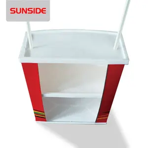 ABS Plastic Folding Promotion Sampling Table advertising Popup Counter promotion table