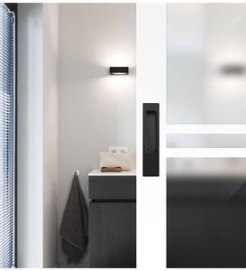 Concealed Installation Zinc Alloy Sliding Door Handle Push-Pull Window <b>Small</b> Kitchen <b>Cabinet</b> Drawer Dresser Modern Design Easy - Product Image 3