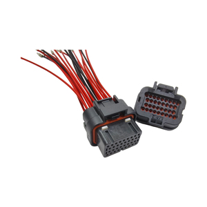 Connecteur Automobile Étanche TE SuperSeal 1437290 3.0mm, Boîtier de Prise 26-34 Circuits 12-240V, Double Verrouillage, Faisceau de Câbles Personnalisé - Product Image 5