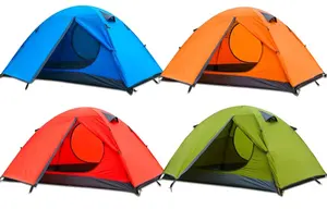 NPOTキャンプテント販売超軽量ホットピーニューハイキング超軽量2人用テントキャンプ屋外防水パオテント