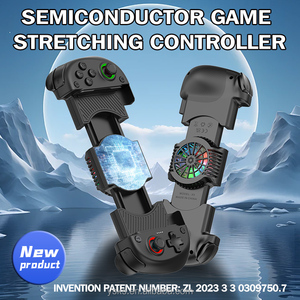 X5 Mini Joypad de refrigeración estirable BT Gamepad inalámbrico Joystick de doble pasillo controlador de juego sensorial para PC Android IOS Switch - Product Image 3
