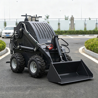 Harga Pabrik Mini Skid Steer Loader Compact Wheel Loader untuk Kebun, Pertanian, Lanskap, dan Konstruksi