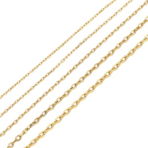 Chaîne à maillons ovales en fil rond vendue au mètre, accessoires pour bracelets, chaînes en acier inoxydable, fabrication de bijoux DIY - Product Image 5