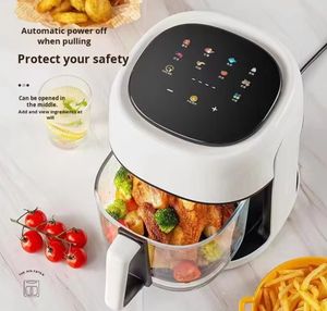 Forno Intelligente per Uso Domestico da 4,5 Litri Grande Capacità Nuovo Modello Friggitrice ad Aria Intelligente Multifunzione con Display a Colori e Vetrina - Product Image 4