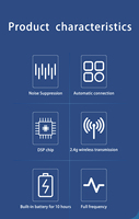 Microphone sans fil portable avec haut-parleur, amplificateur intégré, installation au plafond, utilisé dans les salles de classe/conférences/mosquées
