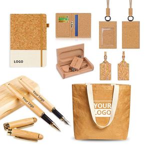 Articles d'entreprise écologiques personnalisés avec logo, bouteilles d'eau, carnets promotionnels d'entreprise, coffret cadeau - Product Image 5