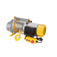 Treuil électrique miniature 220 V à prix abordable, petit treuil à câble en alliage d'aluminium de 2,5 tonnes 3T avec vitesse rapide